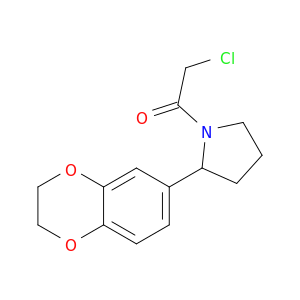 2-氯-1-(2-(2,3-二氢苯并[b][1,4]二噁烷-6-基)吡咯烷-1-基)乙酮
