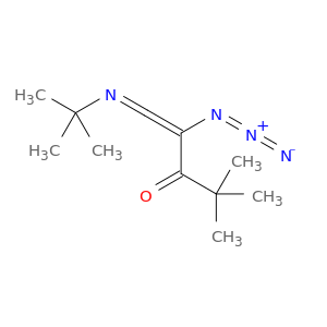 1-Penten-3-one, 2-azido-1-[(1,1-dimethylethyl)imino]-4,4-dimethyl-