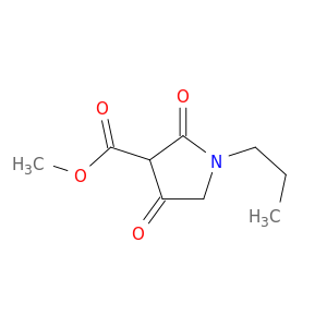 3-Pyrrolidinecarboxylic acid, 2,4-dioxo-1-propyl-, methyl ester