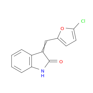 2H-Indol-2-one, 3-[(5-chloro-2-furanyl)methylene]-1,3-dihydro-