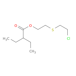 2-[(2-chloroethyl)sulfanyl]ethyl 2-ethylbutanoate