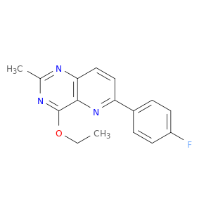 Pyrido[3,2-d]pyrimidine, 4-ethoxy-6-(4-fluorophenyl)-2-methyl-