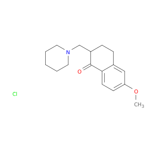 6-methoxy-2-(3,4,5,6-tetrahydro-2H-pyridin-1-ylmethyl)tetralin-1-one chloride