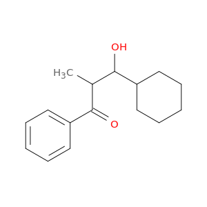 1-Propanone, 3-cyclohexyl-3-hydroxy-2-methyl-1-phenyl-