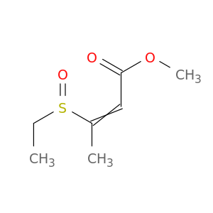 2-Butenoic acid, 3-(ethylsulfinyl)-, methyl ester