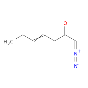 4-Hepten-2-one, 1-diazo-