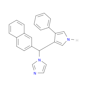 1H-Imidazole,1-[2-naphthalenyl(4-phenyl-1H-pyrrol-3-yl)methyl]-
