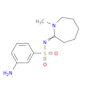 3-Amino-N-(1-methylazepan-2-ylidene)benzene-1-sulfonamide