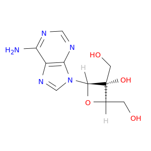 2,3-Oxetanedimethanol,4-(6-amino-9H-purin-9-yl)-3-hydroxy-, (2R,3R,4R)-