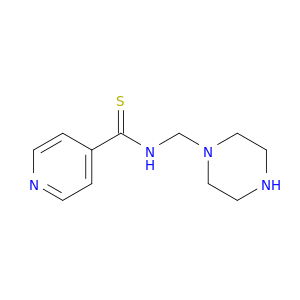 4-Pyridinecarbothioamide, N-(1-piperazinylmethyl)-