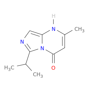 Imidazo[1,5-a]pyrimidin-4(1H)-one, 2-methyl-6-(1-methylethyl)-