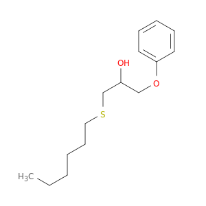 2-Propanol, 1-(hexylthio)-3-phenoxy-