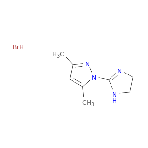 1-(4,5-Dihydro-1H-imidazol-2-yl)-3,5-dimethyl-1H-pyrazole hydrobromide