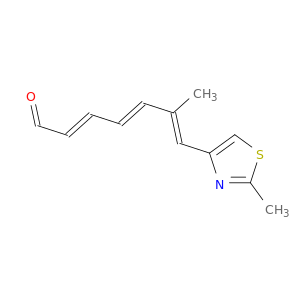 2,4,6-Heptatrienal, 6-methyl-7-(2-methyl-4-thiazolyl)-, (2E,4E,6E)-
