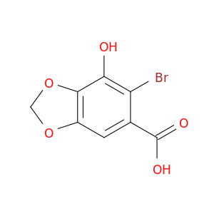 1,3-Benzodioxole-5-carboxylic acid, 6-bromo-7-hydroxy-