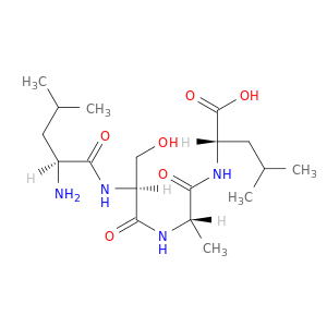 L-Leucine, L-leucyl-L-seryl-L-alanyl-