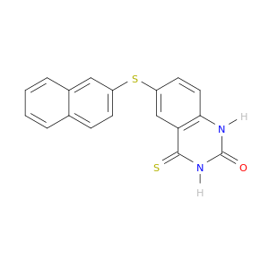 2(1H)-Quinazolinone, 3,4-dihydro-6-(2-naphthalenylthio)-4-thioxo-