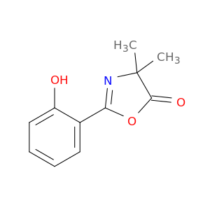 5(4H)-Oxazolone, 2-(2-hydroxyphenyl)-4,4-dimethyl-