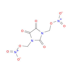 Imidazolidinetrione, bis[(nitrooxy)methyl]-