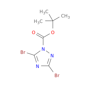 tert-Butyl 3,5-dibromo-1,2,4-triazole-1-carboxylate