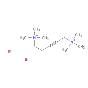 2-Pentyne-1,5-diaminium, N,N,N,N',N',N'-hexamethyl-, dibromide