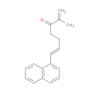 1,6-Heptadien-3-one, 2-methyl-7-(1-naphthalenyl)-, (E)-