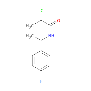 2-Chloro-N-[1-(4-fluorophenyl)ethyl]propanamide