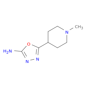 5-(1-甲基哌啶-4-基)-1,3,4-恶二唑-2-胺