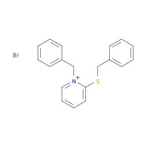 Pyridinium, 1-(phenylmethyl)-2-[(phenylmethyl)thio]-, bromide