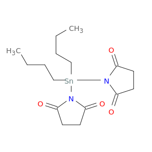 2,5-Pyrrolidinedione, 1,1'-(dibutylstannylene)bis-