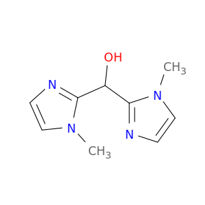 1H-Imidazole-2-methanol, 1-methyl-a-(1-methyl-1H-imidazol-2-yl)-