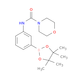 N-(3-(4,4,5,5-四甲基-1,3,2-二氧硼戊环-2-基)苯基)吗啉-4-甲酰胺