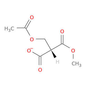 Propanedioic acid, (acetyloxy)methyl-, monomethyl ester, (S)-