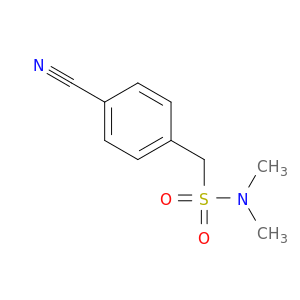 1-(4-cyanophenyl)-N,N-dimethylmethanesulfonamide