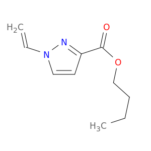 1H-Pyrazole-3-carboxylic acid, 1-ethenyl-, butyl ester