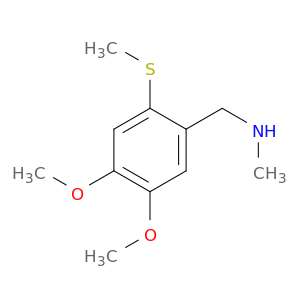 {[4,5-dimethoxy-2-(methylsulfanyl)phenyl]methyl}(methyl)amine