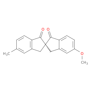 2,2'-Spirobi[2H-indene]-1,1'(3H,3'H)-dione, 5-methoxy-5'-methyl-, (R)-