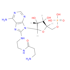 5'-Adenylic acid, 8-[[2-[(3-amino-1-oxopropyl)amino]ethyl]amino]-