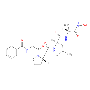 D-Alaninamide, N-benzoylglycyl-L-prolyl-D-leucyl-N-hydroxy-