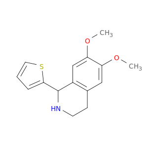 1,2,3,4-四氢-6,7-二甲氧基-1-(2-噻吩基)异喹啉