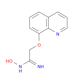 Ethanimidamide, N-hydroxy-2-(8-quinolinyloxy)-