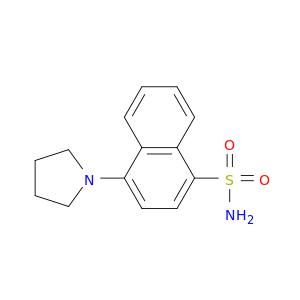 1-Naphthalenesulfonamide, 4-(1-pyrrolidinyl)-