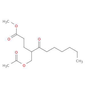 Undecanoic acid, 4-[(acetyloxy)methyl]-5-oxo-, methyl ester