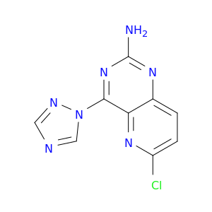 Pyrido[3,2-d]pyrimidin-2-amine, 6-chloro-4-(1H-1,2,4-triazol-1-yl)-