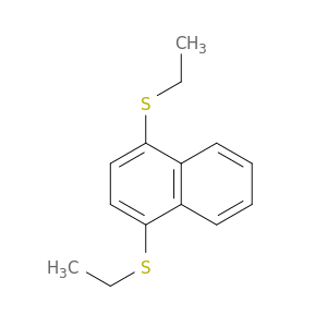 Naphthalene, 1,4-bis(ethylthio)-