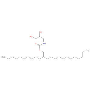 Carbamic acid, (2,3-dihydroxypropyl)-, 2-decyltetradecyl ester