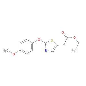 5-Thiazoleacetic acid, 2-(4-methoxyphenoxy)-, ethyl ester