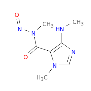 1H-Imidazole-5-carboxamide,N,1-dimethyl-4-(methylamino)-N-nitroso-