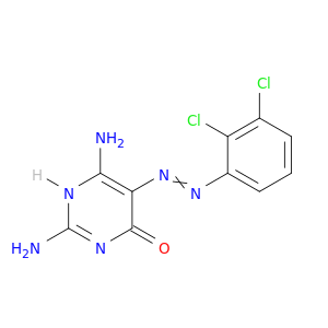 4(3H)-Pyrimidinone,2,6-diamino-5-[2-(2,3-dichlorophenyl)diazenyl]-