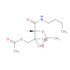 Butanamide, 2,4-bis(acetyloxy)-N-butyl-3,3-dimethyl-, (R)-